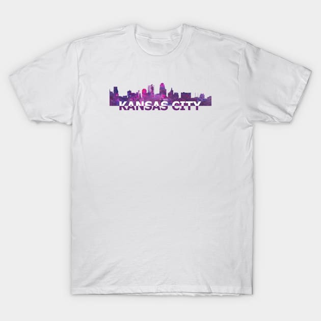 Kansas City Skyline T-Shirt by artshop77